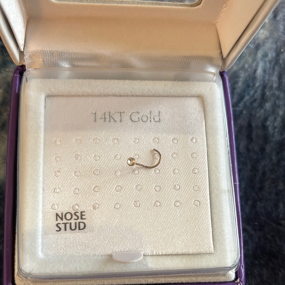 Gold Minimalist Nose Stud Jewelry